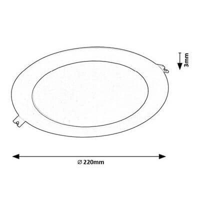 Lampa Sufitowa Wpuszczana LED HoDL0179