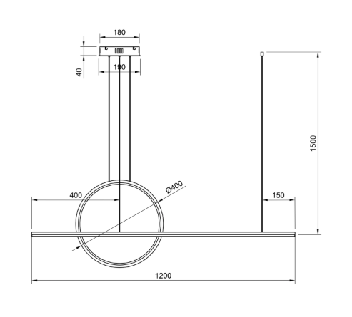 Lampa Sufitowa LED HoDL0270 Dual