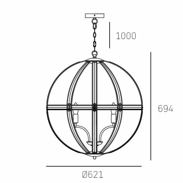 Lampa Sufitowa HoDL0167