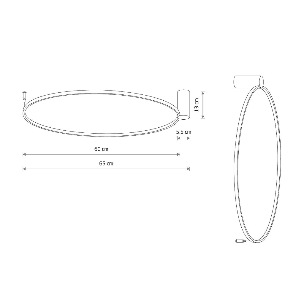 Lampa sufitowa HoDL0346 Circle