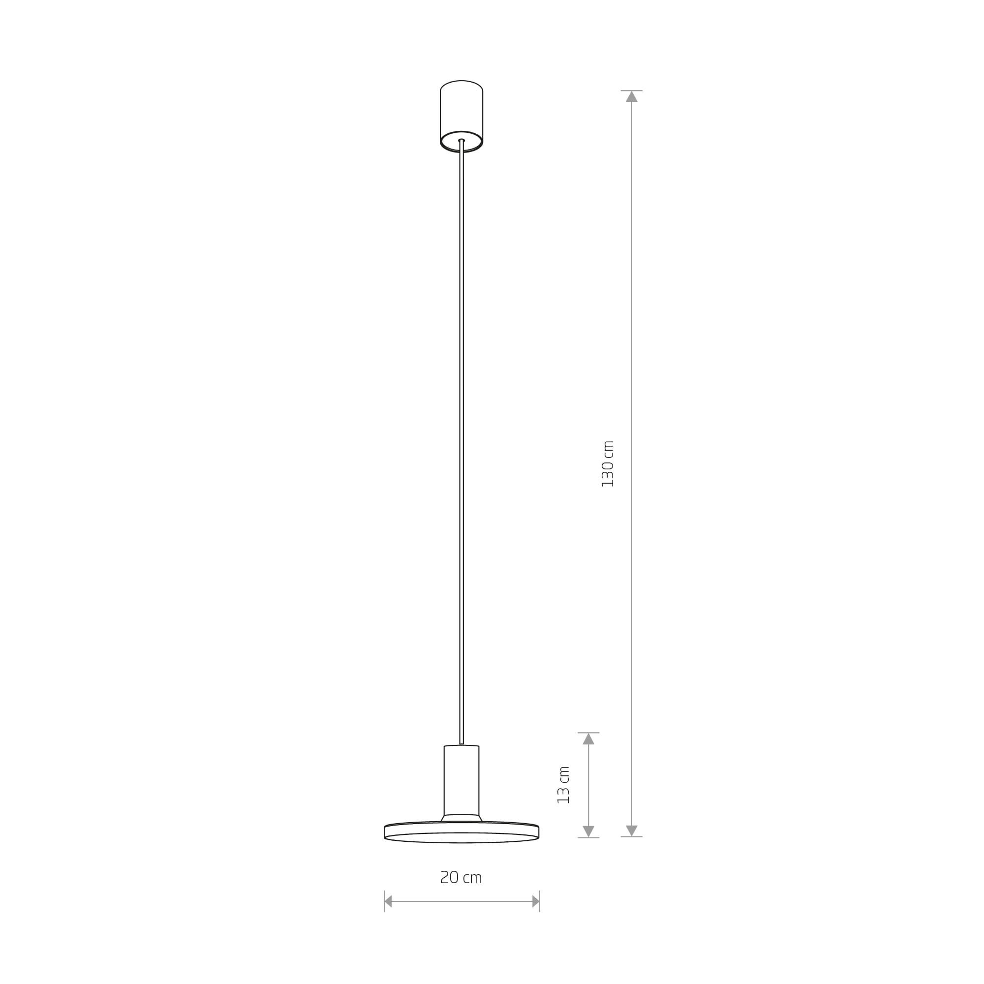 Lampa sufitowa HoDL0320 Slim