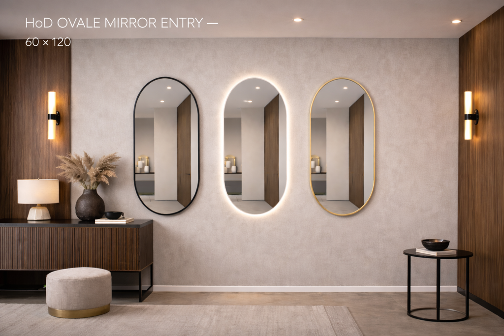 HoD MIRROR ENTRY OVALE 60x120
