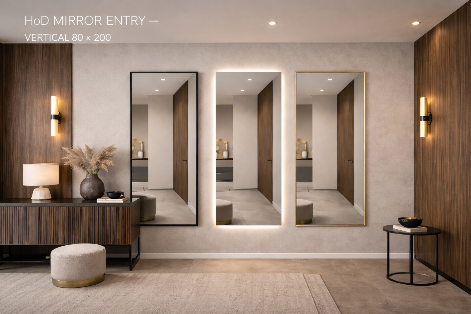 HoD MIRROR ENTRY 80x200