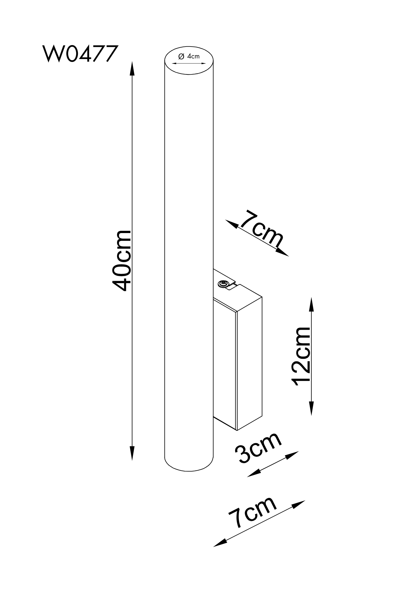 Kinkiet LED HoDL0322