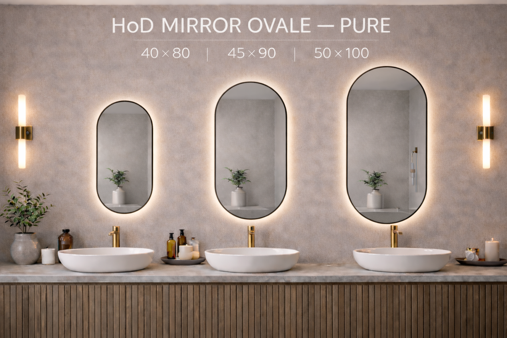 HoD MIRROR PURE OVALE 40x80