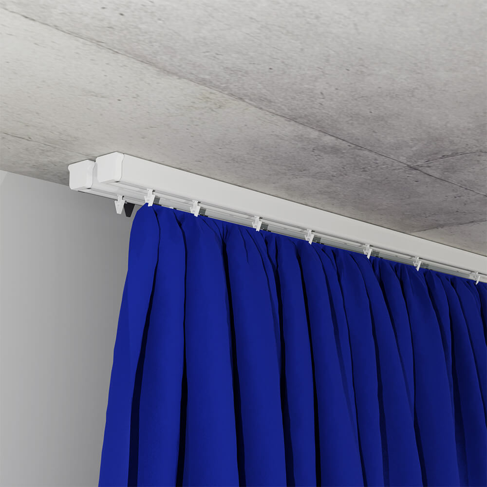 Szyna sufitowa aluminiowa 2 torowa SLIM | 100 cm HoDSS002W