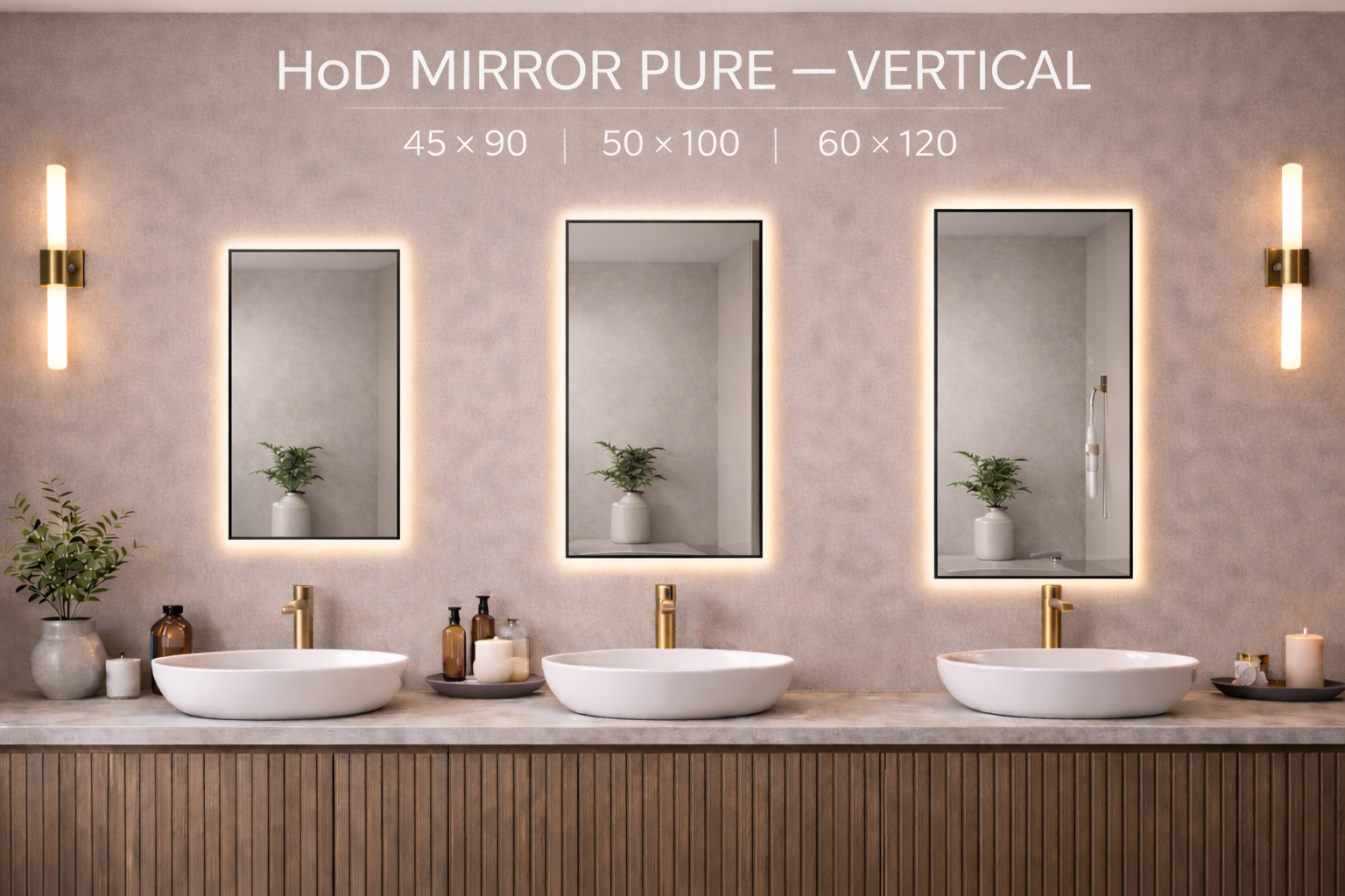 HoD MIRROR PURE VERTICAL 45x90