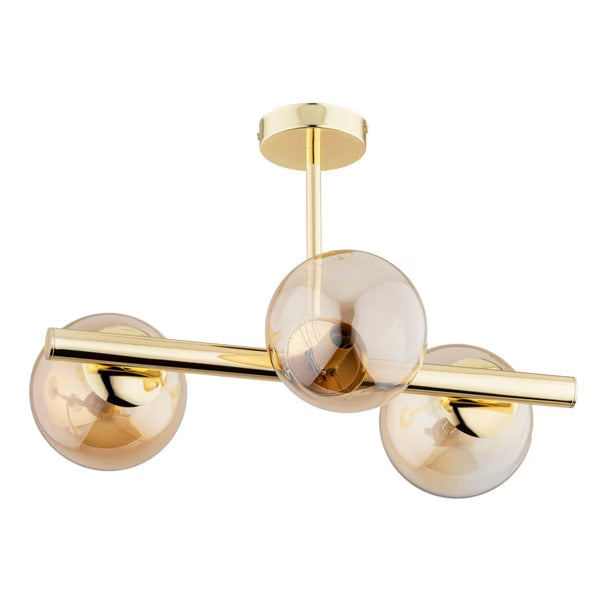 Lampa sufitowa HoD057 Amber Gold