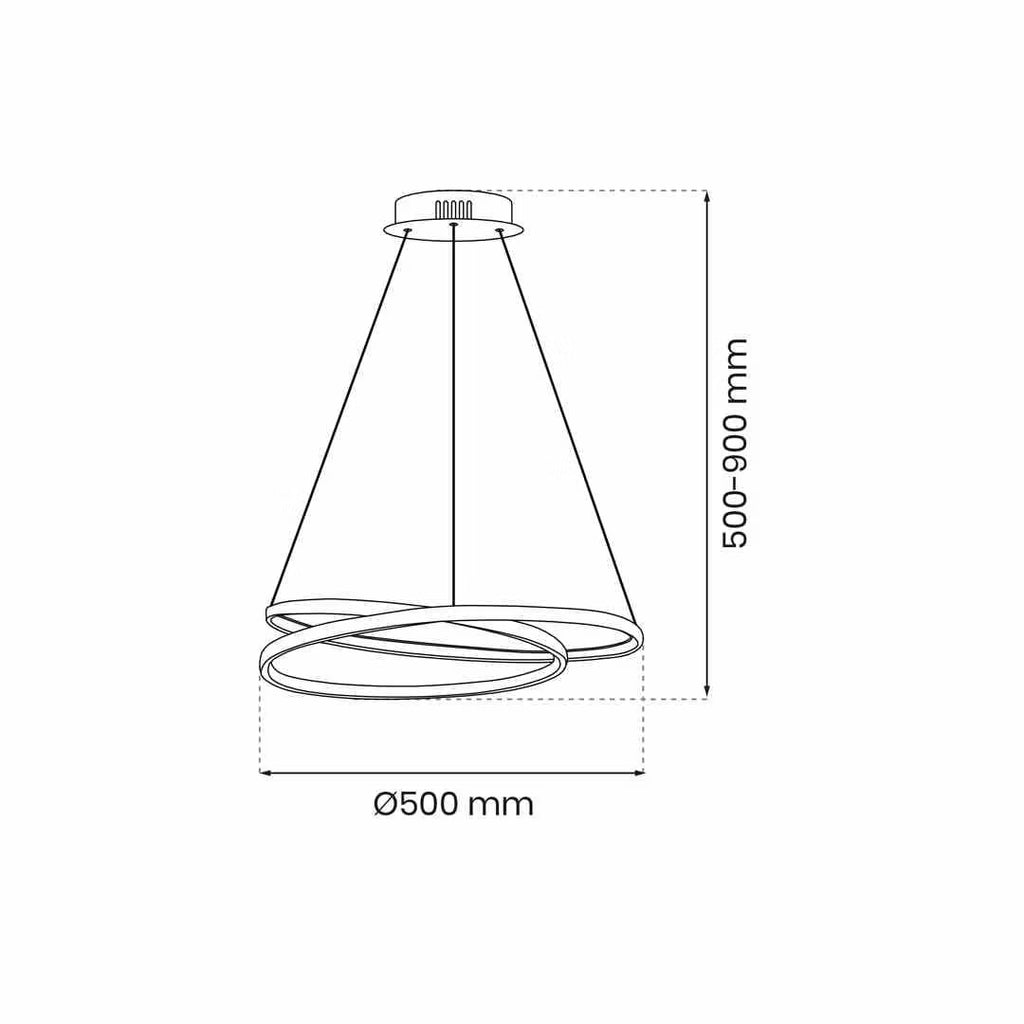 Lampa sufitowa HoD038 Black