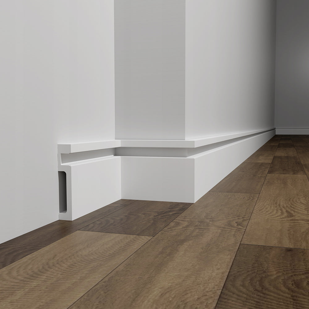 Listwa przypodłogowa poliuretanowa HoDLi013W100LED