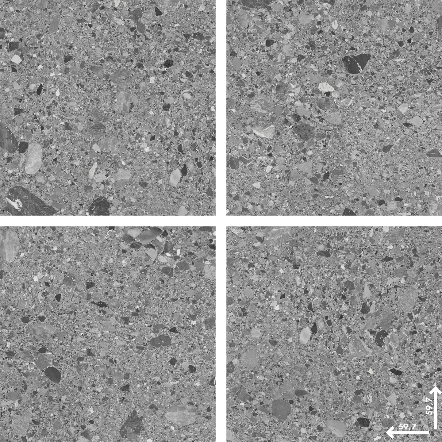 Płytka Vittero Grey HoDP091 60x60