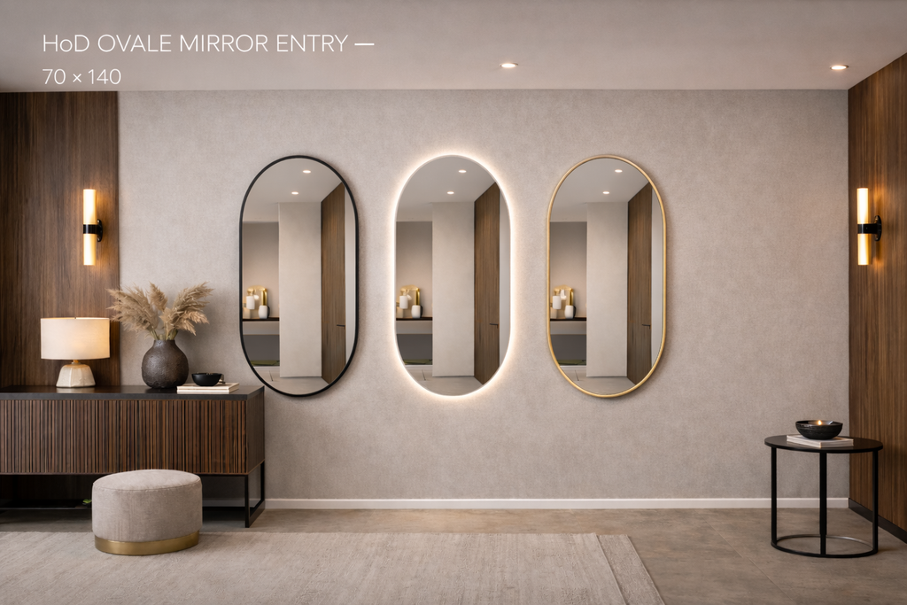 HoD MIRROR ENTRY OVALE 70x140