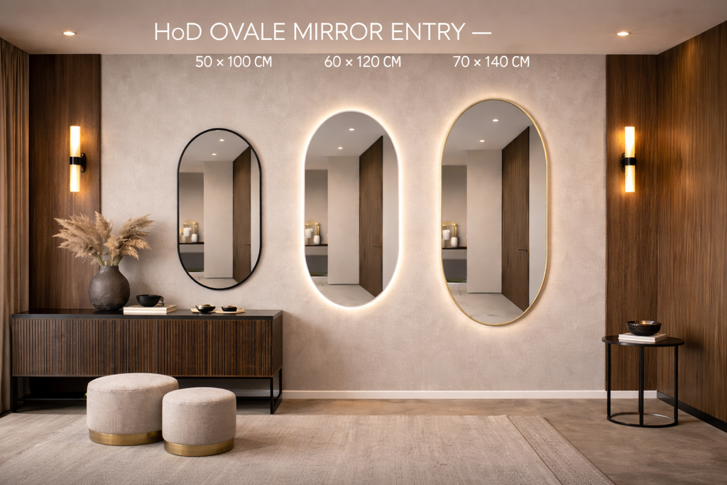 HoD MIRROR ENTRY OVALE 70x140