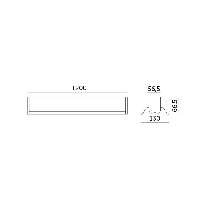 Oprawa liniowa LED HoDL080W120